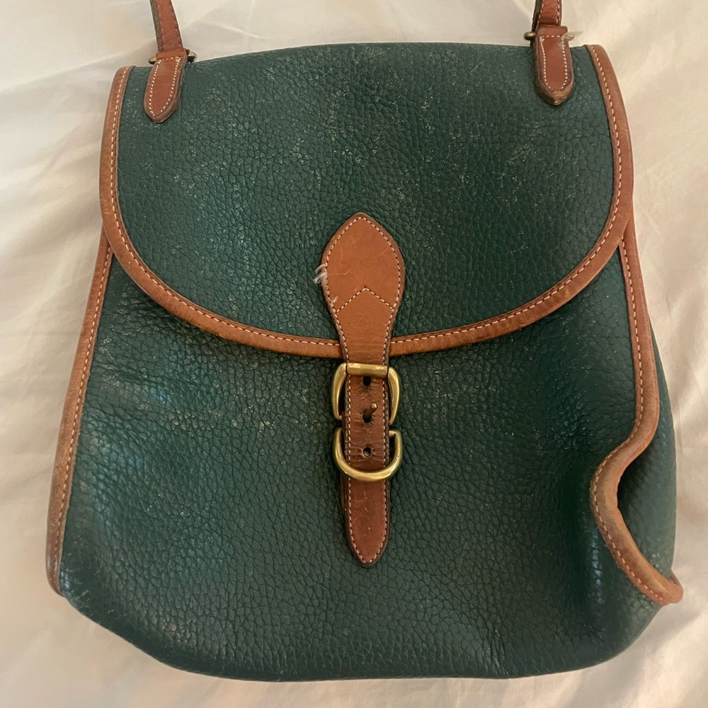 Vintage Dooney & Bourke Crossbody Bag in Green